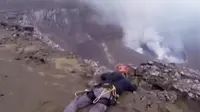olisi dan TNI menggrebek kampung narkoba di Medan, hingga memotret aktivitas lava di Perut Gunung Nyiragongo.