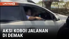 Aksi Koboi Jalanan di Demak, Tembak Ban Mobil di Kemacetan