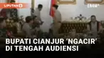 Bupati Cianjur Tinggalkan Ruangan di Tengah Audiensi dengan Massa Aksi Korban Gempa