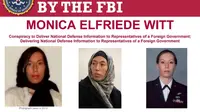 Profil Monica Witt, Buron FBI atas Dugaan Spionase untuk Iran