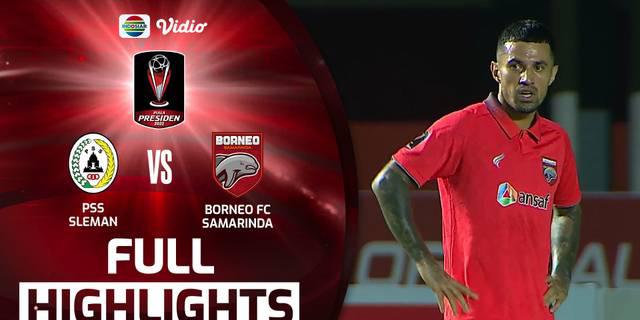 VIDEO: Cetak Brace, Matheus Pato Bawa Borneo FC Kalahkan PSS Sleman di Semifinal Leg 1 Piala Presiden 2022
