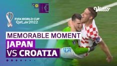 Berita video momen adu penalti dalam laga 16 besar Piala Dunia 2022 antara Timnas Jepang melawan Timnas Kroasia, Senin (5/12/2022) malam hari WIB.