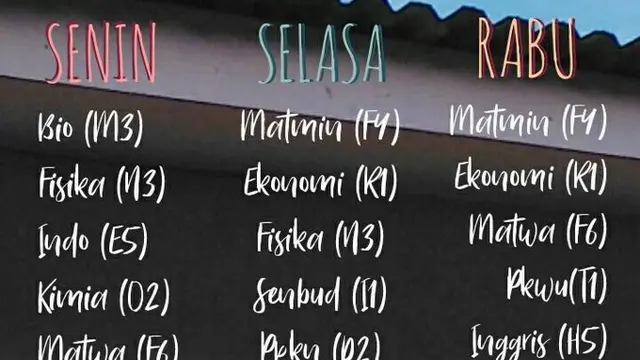 6 Jadwal Pelajaran Hari Senin Ini Bikin Murid Elus Dada