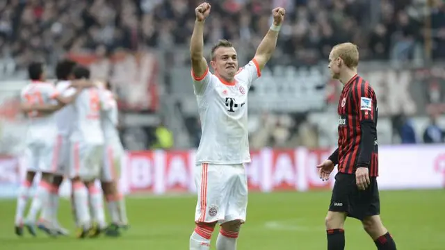 Gelandang Bayern Muenchen Xherdan Shaqiri