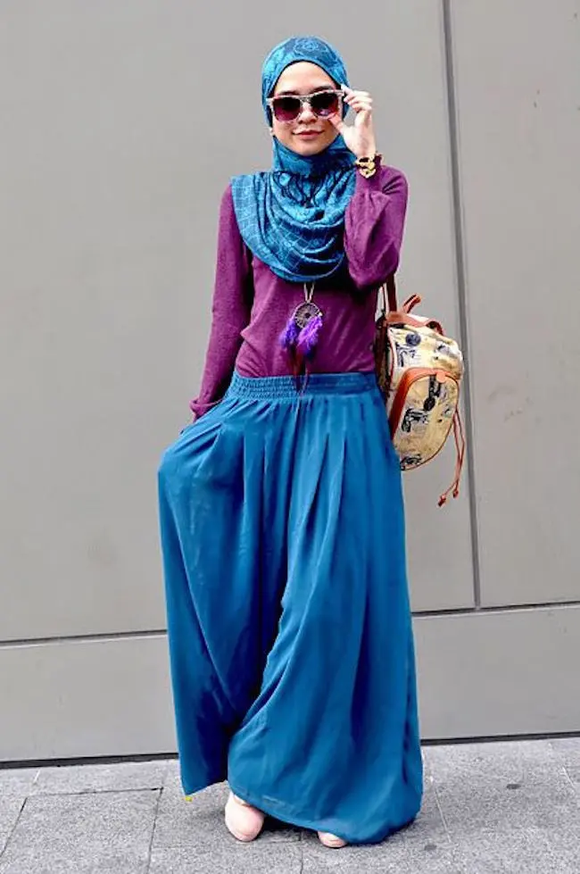 Gaya hijab untuk weekend. (hijabfashiontumblr/pinterest)