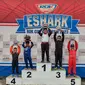 Aleric Rebut Podium di Kejurnas Gokart Eshark Rok Cup 2023 Putaran 2