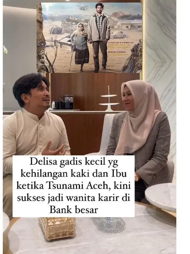 6 Potret Terbaru Delisa, Korban Tsunami Aceh yang Kini Sukses Kerja di Bank Syariah