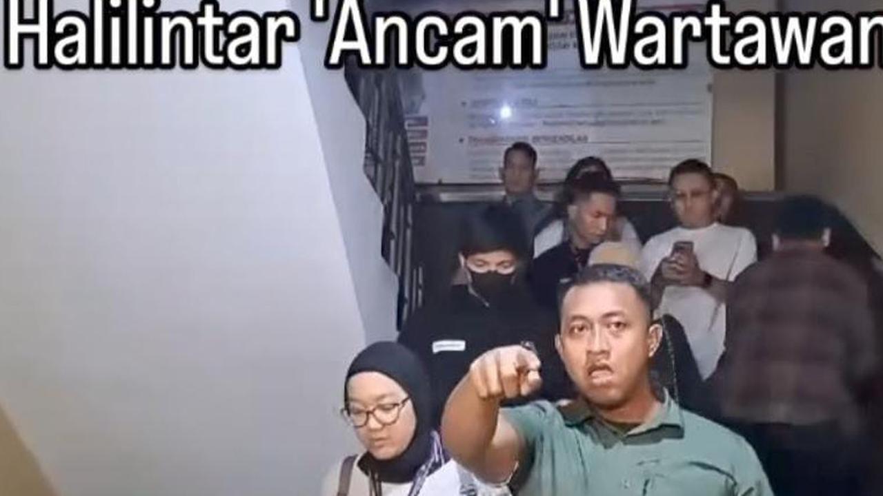 Bodyguard Atta Halilintar-Aurel Hermansyah Ancam Culik Wartawan di Polres Jaksel, Berbadan Tegap & Potongan Cepak
