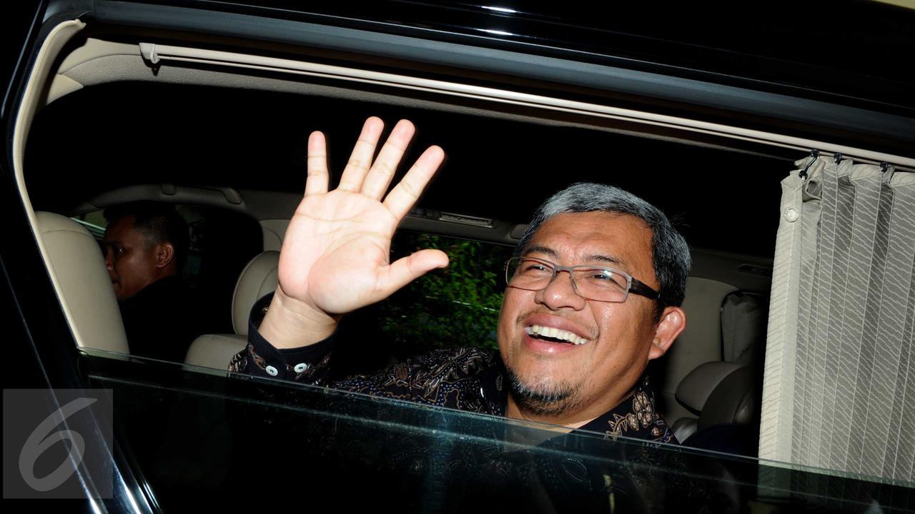 20160128-Lagi, Aher Diperiksa Bareskrim Kasus Korupsi Stadion BLA Bandung