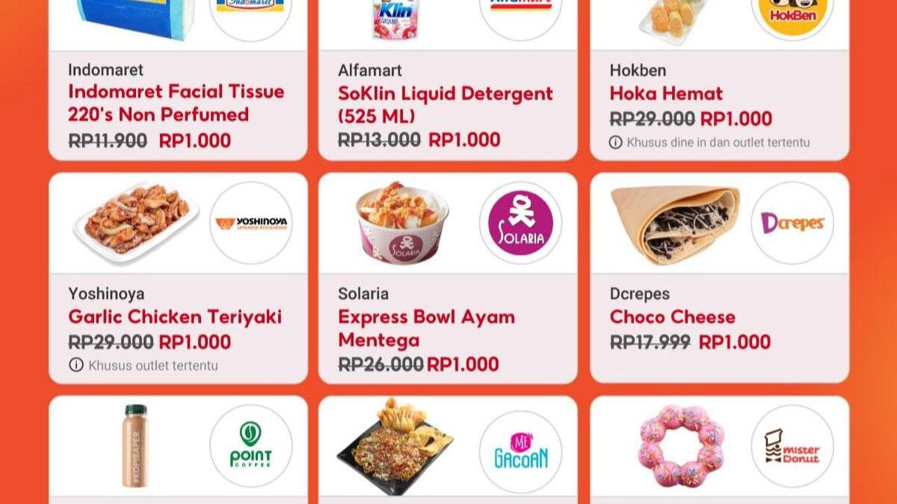 Jajan Hemat Pakai QRIS ShopeePay, Beli Kopi Susu, Mie Ayam, Donat Cuma Rp1.000 Aja!