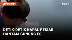 Bak Titanic, Kapal Ini Tabrak Gunung Es di Alaska