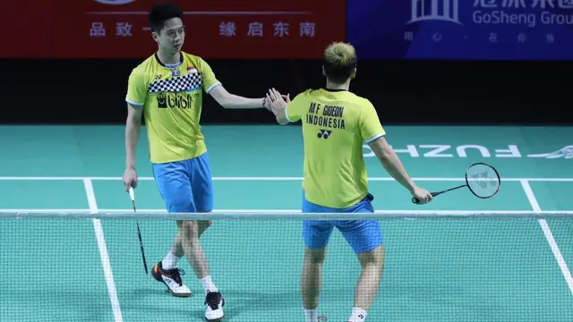 Ganda putra Indonesia, Kevin Sanjaya Sukamuljo/Marcus Fernaldi Gideon.