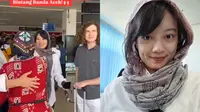 Isi Acara di Kampus Aceh, Ini 7 Potret Leony saat Berkerudung Ditemani Pacar Bule