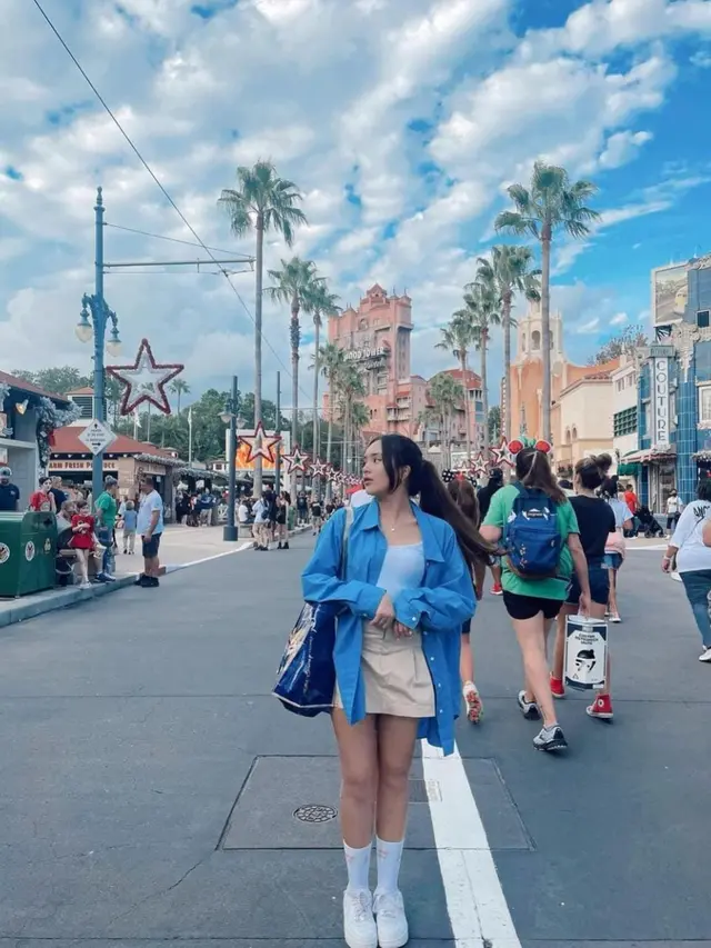 Outfit Beby Tsabina saat Pakai Outer