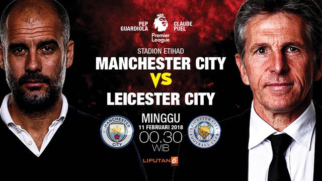 Starting Xi Manchester City Vs Leicester City Bola Liputan6 Com