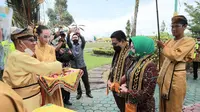 Mendes PDTT Abdul Halim Iskandar berkunjung ke Desa Salimbatu, Kecamatan Tanjung Palas Tengah, Kecamatan Bulungan Kalimantan Utara. (Humas Kemendesa)