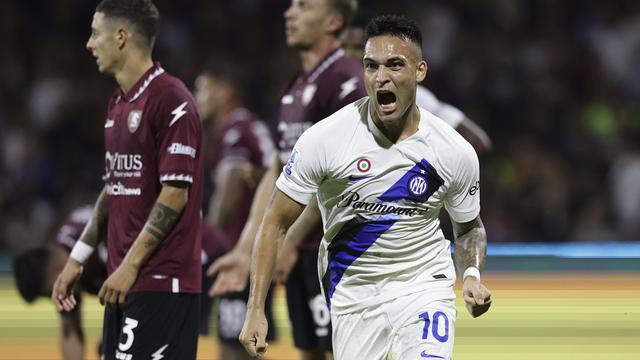 Lautaro Martinez, Salernitana vs Inter Milan, Serie A Liga Italia