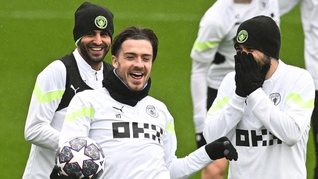 Latihan Santai Pemain Manchester City Jelang Duel Lawan RB Leipzig di Leg Kedua Babak 16 Besar Liga Champions