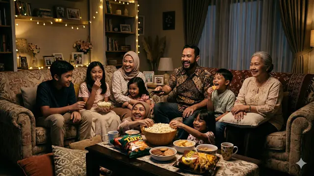 Ide Aktivitas Keluarga Setelah Lebaran Biar Enggak Post-Holiday Blues (Foto: Gemini AI)