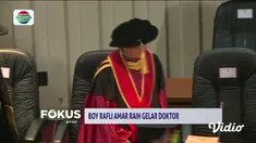 Boy Rafli Amar berhasil mempertahankan disertasinya yang berjudul Integrasi Manajemen Media dalam Strategi Humas Polri sebagian aktualisasi promoter.