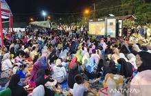 Perayaan Malam Tahun Baru Prabowo di Posko Pengungsian Tapanuli Selatan Penuh Haru dan Keceriaan