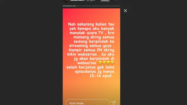 Nafa Urbach Akui Banyak Tolak Acara TV Lantaran Ingin Berpindah ke Webseries