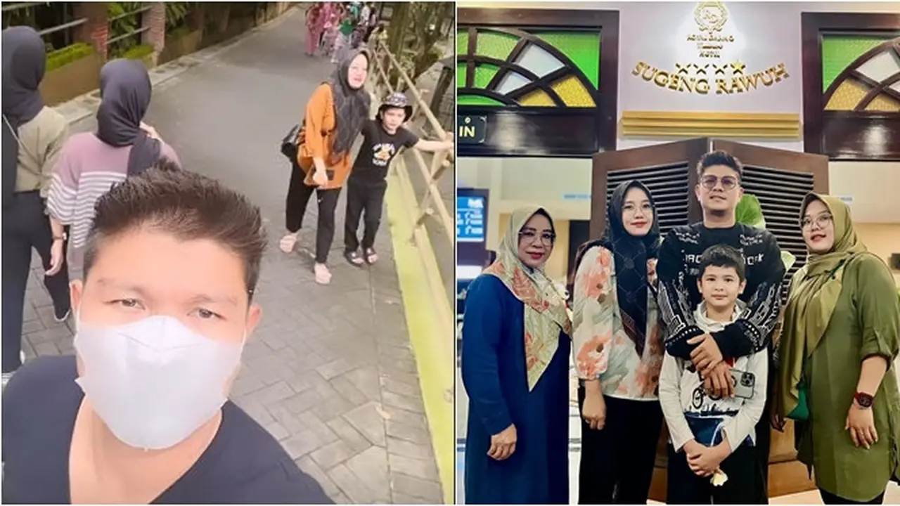 6 Potret Andika Kangen Band Honeymoon di Jogja, Pamer Kedekatan Istri dan Anak