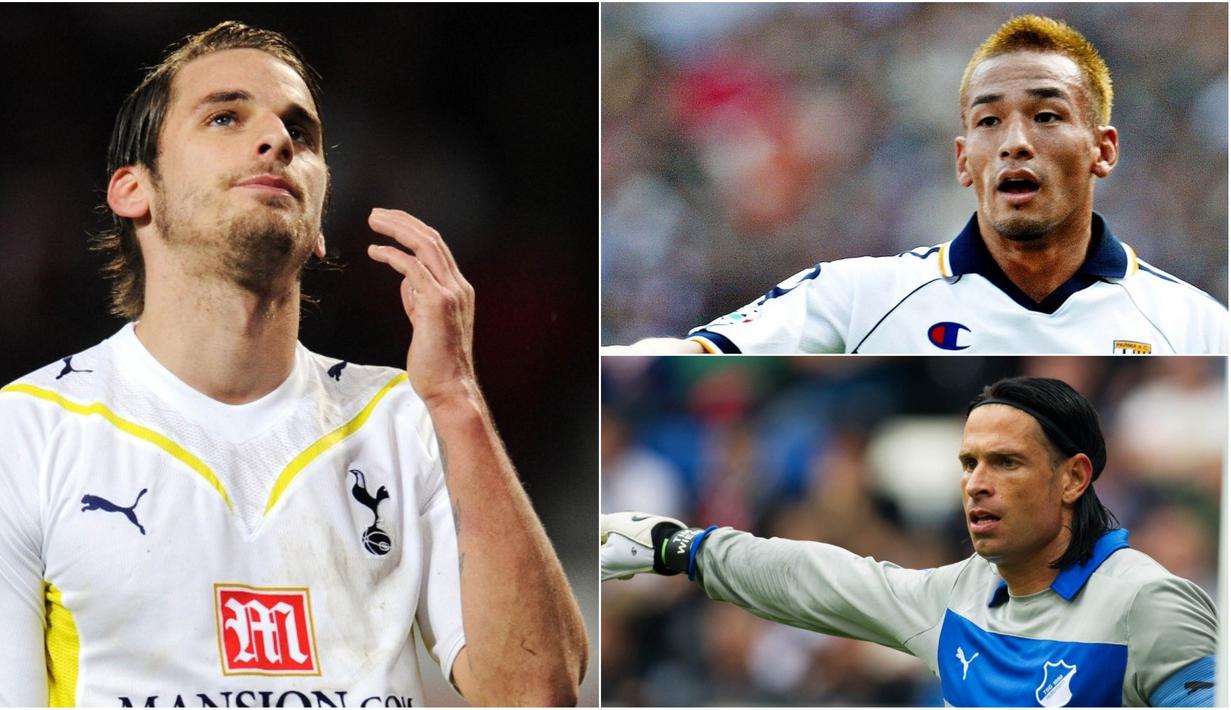 Tak banyak pesepakbola memilih jalur kepelatihan usai gantung sepatu di lapangan hijau. Namun tak sedikit jua yang memiliki alasan unik mengakhiri karir mengolah si kulit bundar. (Kolase foto-foto AFP)