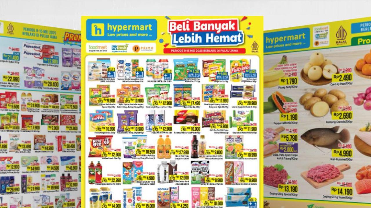 Berburu Promo Hypermart Hari Ini 14 Mei 2025 Cek di Mana? Yuk Serbu, Lengkapi Kebutuhanmu