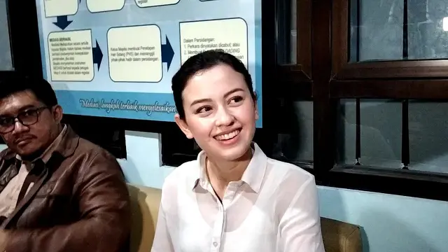 Kimberly Ryder di Pengadilan Agama Jakarta Pusat, Rabu (7/8/2024).