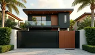 8 Warna Cat Pagar Rumah Mewah yang Bikin Fasad Elegan