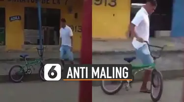 Video tutorial lucu cara agar sepeda tidak dimaling ini menarik perhatian.