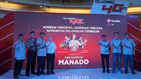 Manado menjadi  kota ketiga di Indonesia yang layanan 4G-nya komersial dengan menggunakan frekuensi 1.800 MHz