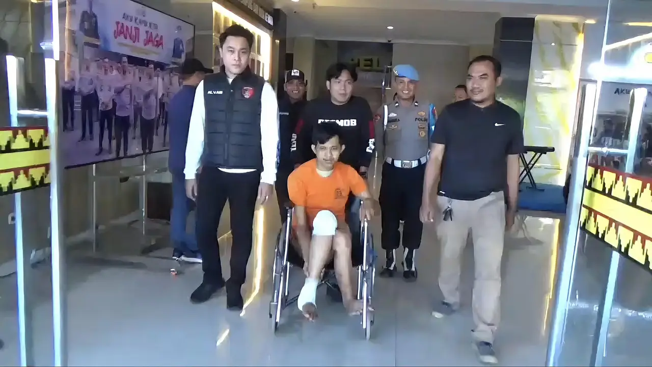 Resedivis pencurian sepeda motor, Aldo Septian alias Edo ditembak polisi.