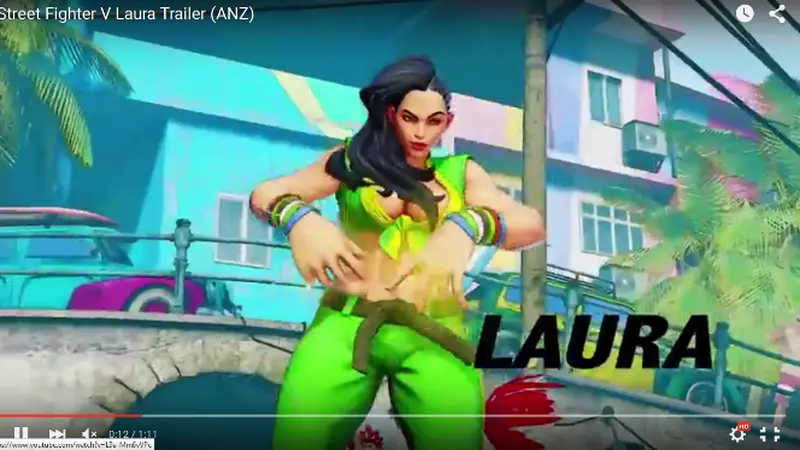 Laura, Karakter Baru di Street Fighter V