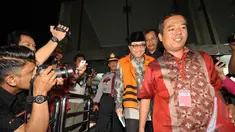 Mantan Sekjen Kementerian ESDM, Waryono Karno, kembali diperiksa penyidik KPK, Jakarta, Selasa (6/1/2015). (Liputan6.com/Miftahul Hayat)