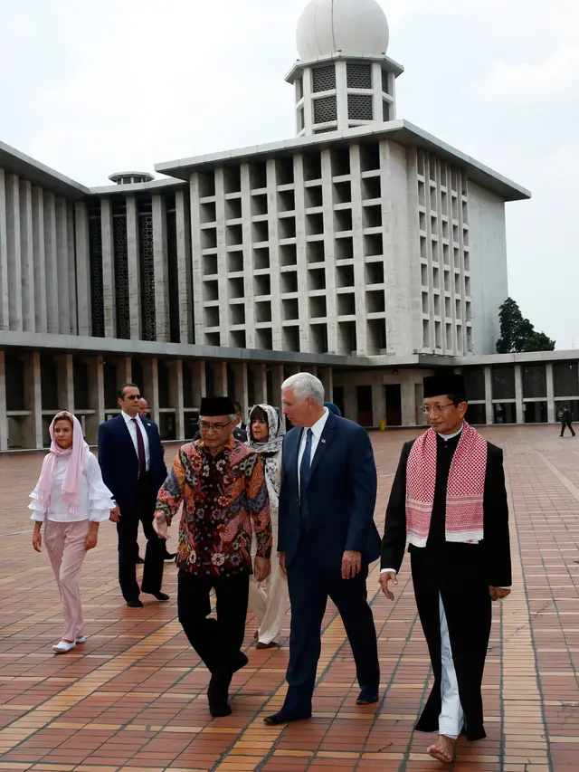 Wapres Pence Kunjungi Masjid Istiqlal