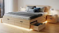 7 Rekomendasi Tempat Tidur Multifungsi dengan Laci Penyimpanan yang Fungsional dan Stylish