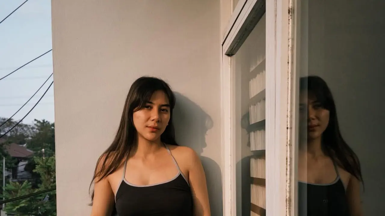 Potret Gaya Kasual Adinda Thomas Pamer Baby Bump di Maternity Shoot Terbaru