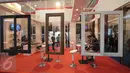 Salah satu peserta pameran Mega Build Technology  2016 memajang produknya di JCC, Jakarta, Jumat (18/3/2016). Tujuan dari pameran ini adalah untuk memberikan solusi terbaik bagi para pelaku usaha di bidang properti (Liputan6.com/Angga Yuniar)