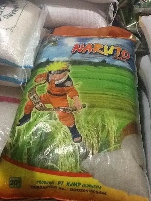 6 Merek Beras Gambar Anime Ini Nyeleneh Banget, Bikin Heran