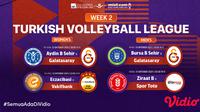 Link Live Streaming Liga Voli Turki 2021 di Vidio Pekan Ini. (Sumber : dok. vidio.com)