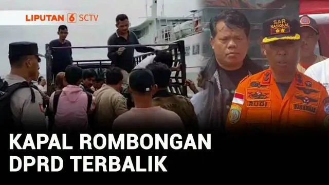 VIDEO: Update Kapal Rombongan DPRD Mentawai Terbalik: 18 Orang Selamat