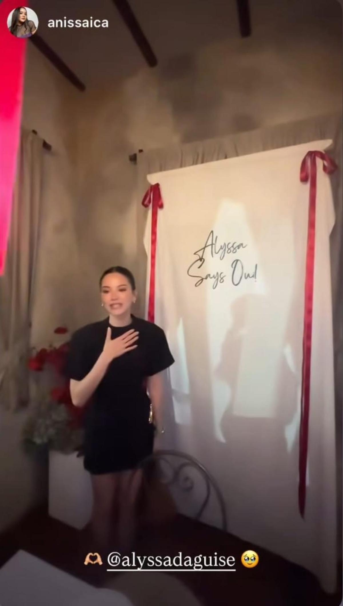 7 Potret Alyssa Daguise Kembali Dapat Kejutan Bridal Shower dari Sahabat, Private Dinner Penuh Mawar Merah