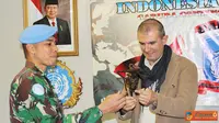 FOTO: 40 Personel LA Gelar Pertemuan di Markas Indobat
