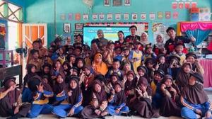 Mahasiswa Unhas Bekali Siswa SD Betao Sidrap Mitigasi Bencana dan Pertolongan Pertama