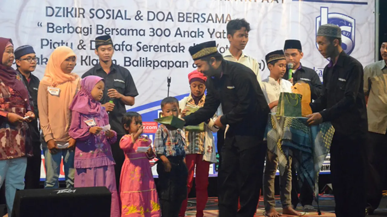 Milad Ke-2, Laskar sedekah Gandeng Yatim Piatu di 4 Kota