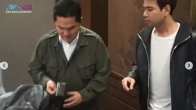 Erick Thohir dan Raffi Ahmad