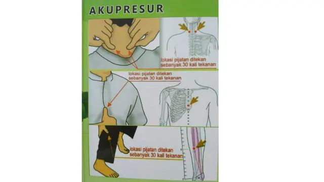 Akupresur untuk sesak napas (Brosur UPTD Kestrad Dinkes Bali)