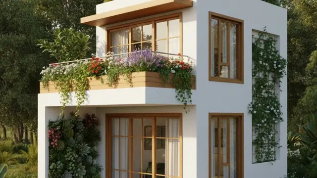 Ilustrasi Kebun di Rumah Kecil/Gemini AI